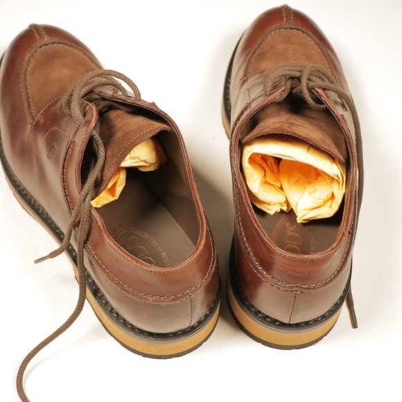 Tod's Lace up Size 11 US Brown - Picture 2 of 9